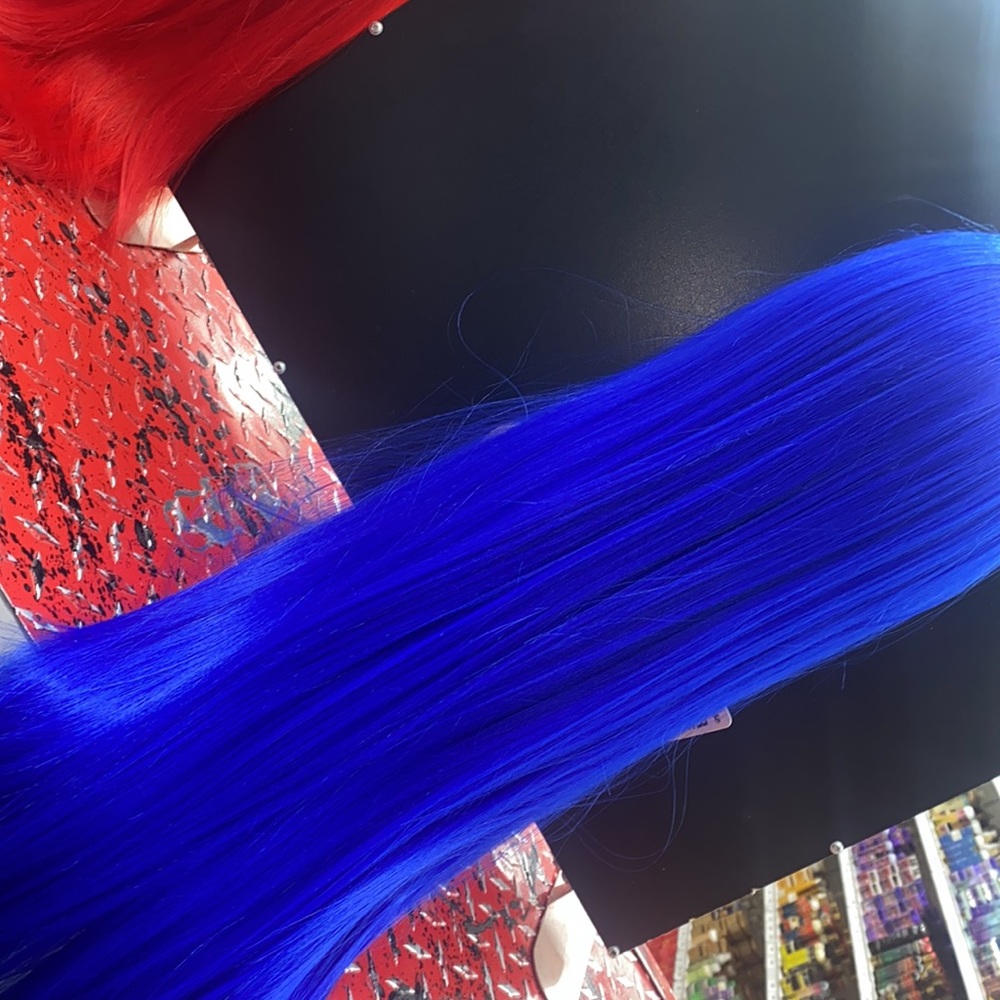 Blue pre parted lace wig π - Picture 5 of 7